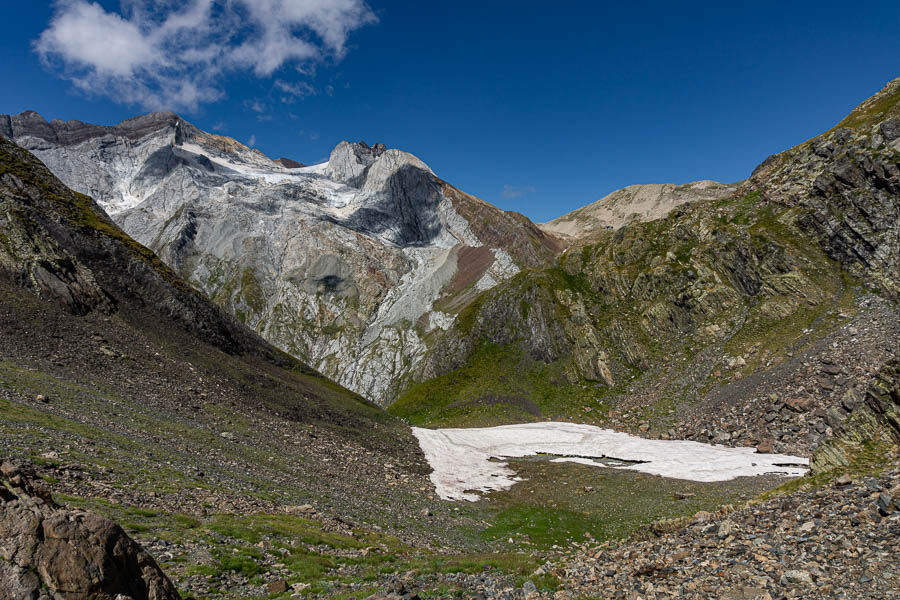 Vignemale et glacier d'Ossoue