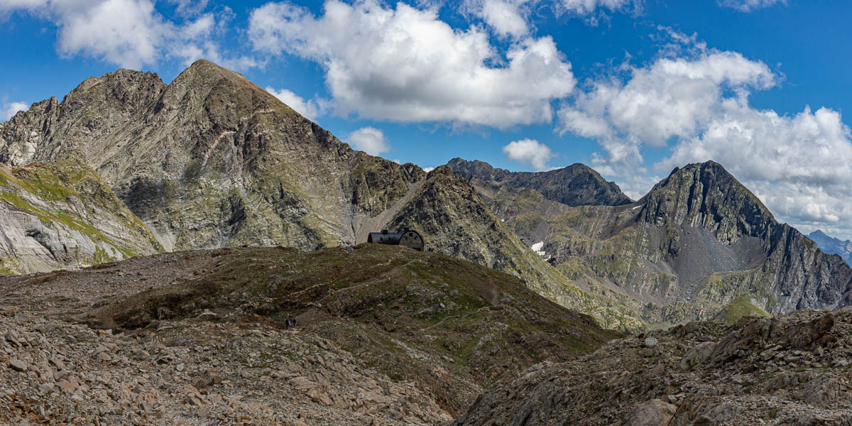 Refuge de Baysselance, pic de Labas, Pouey Mourou