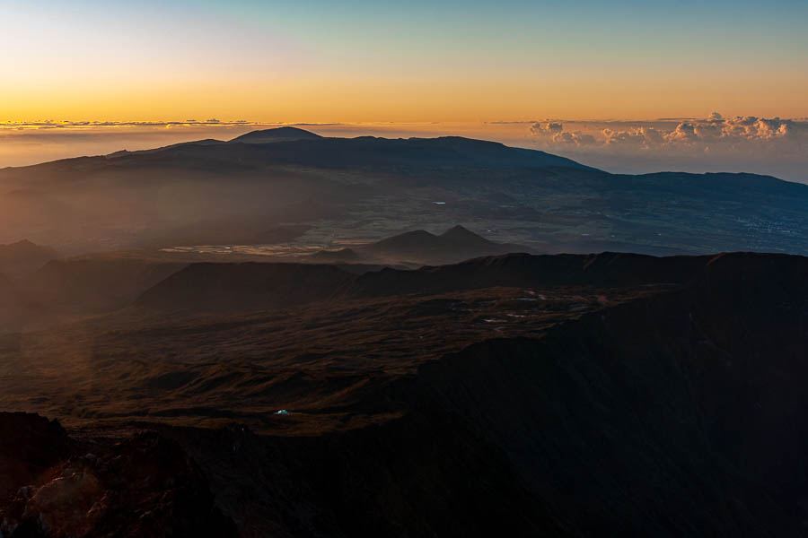 Piton des Neiges : piton de la Fournaise et plaine des Cafres