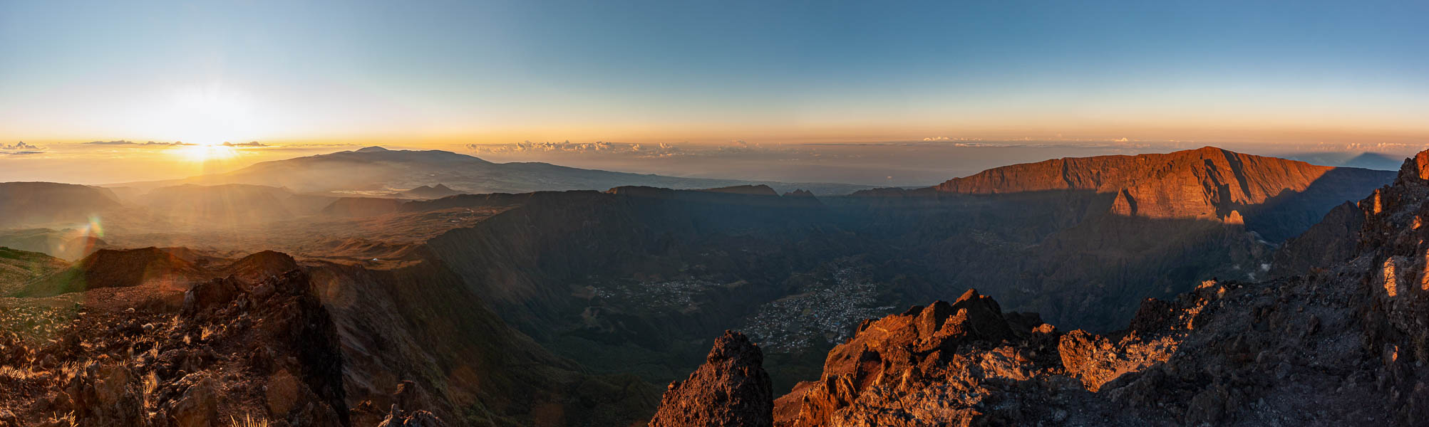 Piton des Neiges : vue du sommet