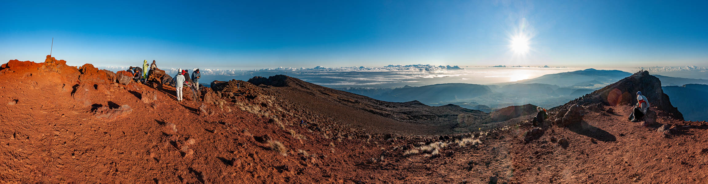 Piton des Neiges : panorama du sommet