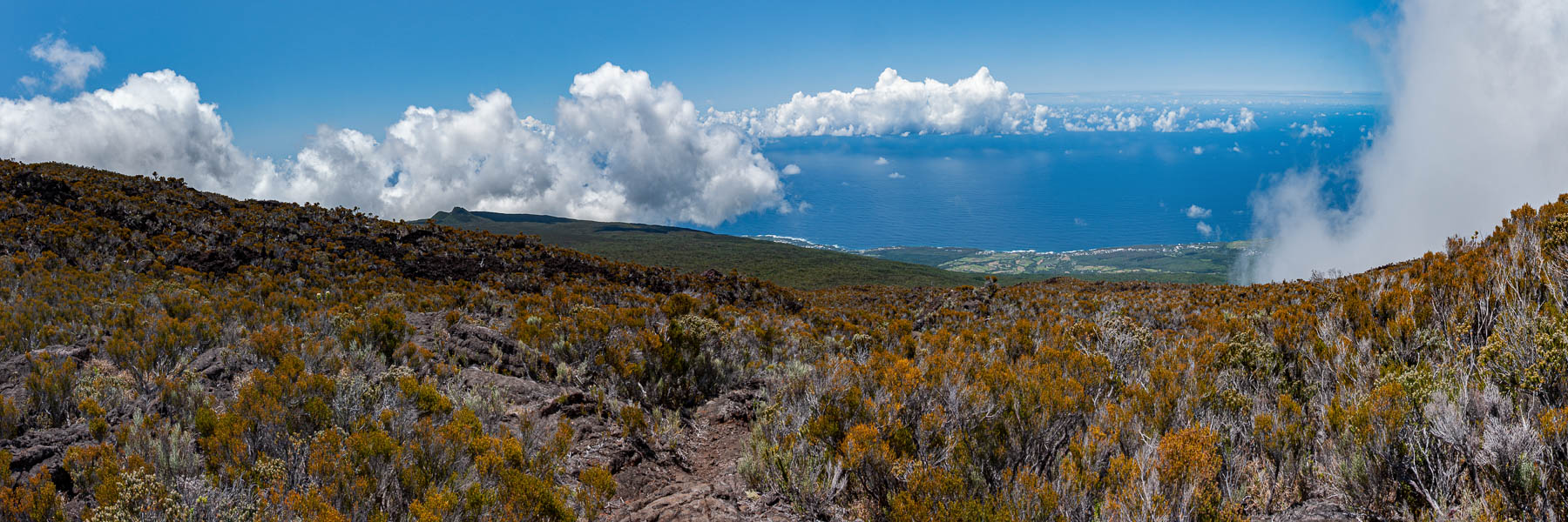 Vue vers l'océan