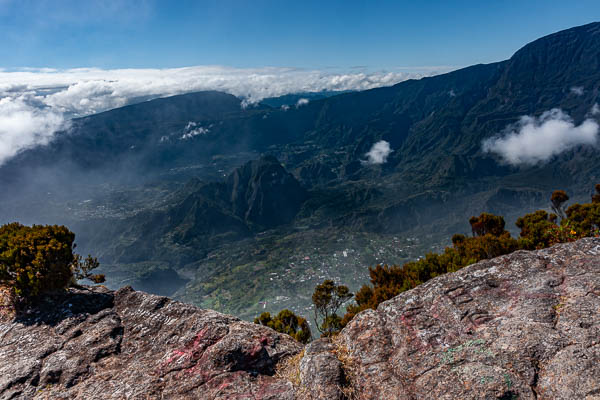 Roche Écrite : cirque de Salazie, piton d'Enchaing