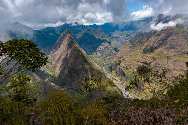 Piton Cabris et rivière des Galets