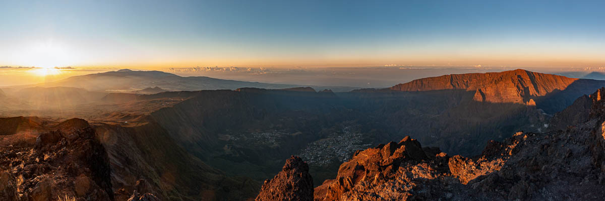 Piton des Neiges : panorama du sommet