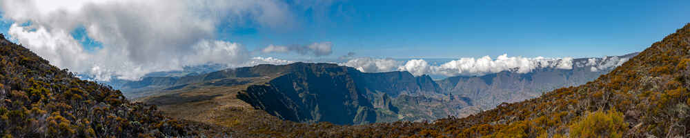 Cirque de Cilaos depuis le coteau Kerveguen