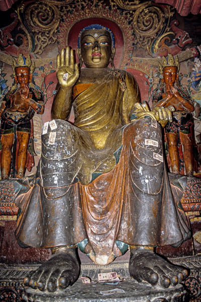 Gyantse, Kumbum : chapelle de Dipamkara