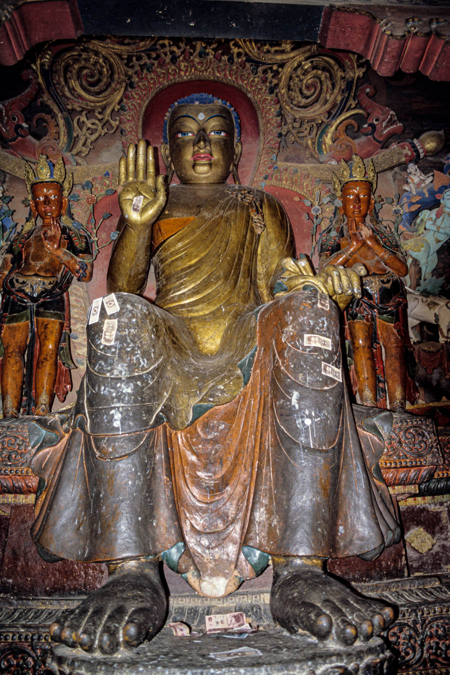 Gyantse, Kumbum : chapelle de Dipamkara