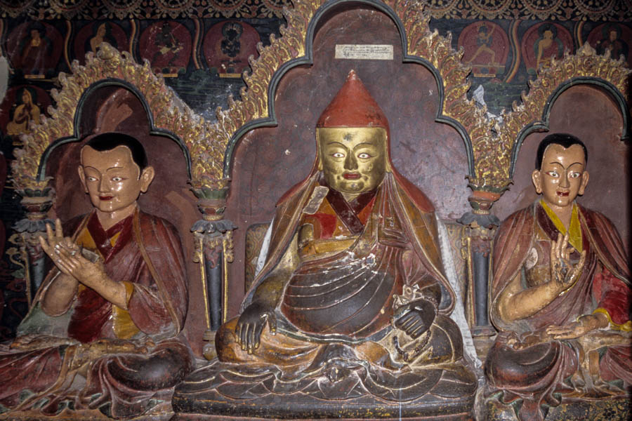 Gyantse, Kumbum : fondateurs des Kagyupa