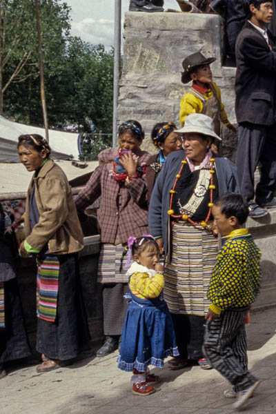 Festival de Gyantse : foule