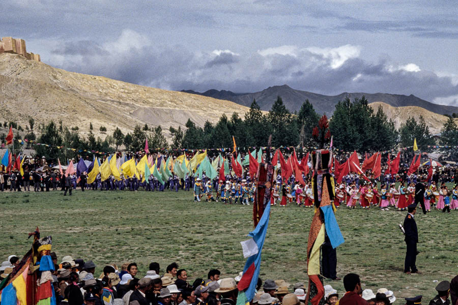 Festival de Gyantse : défilé