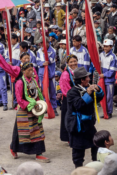 Festival de Gyantse : défilé