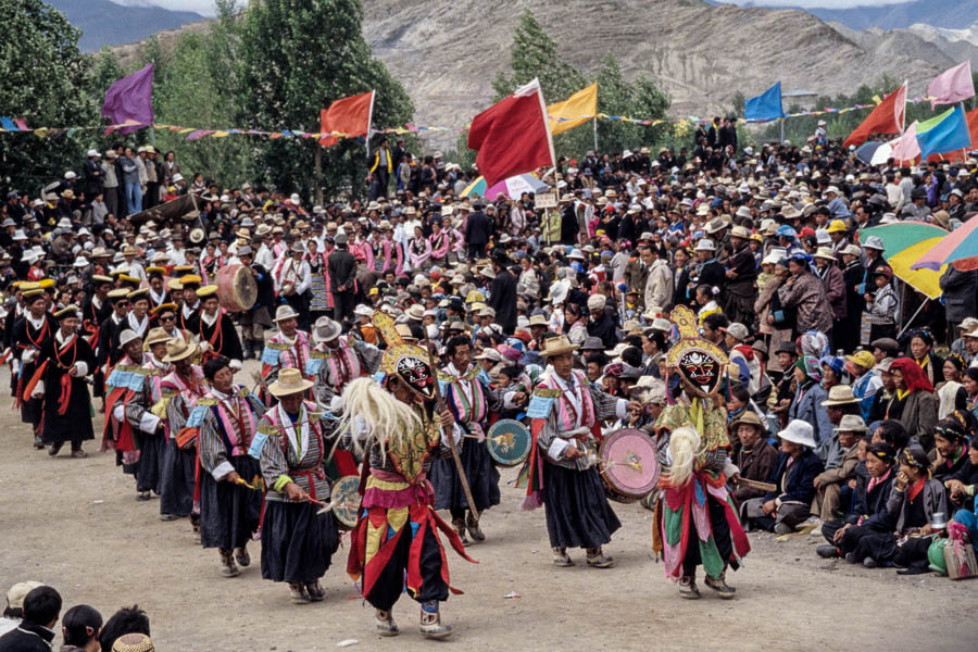 Festival de Gyantse : défilé