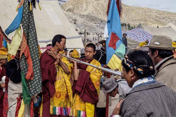 Festival de Gyantse : moines