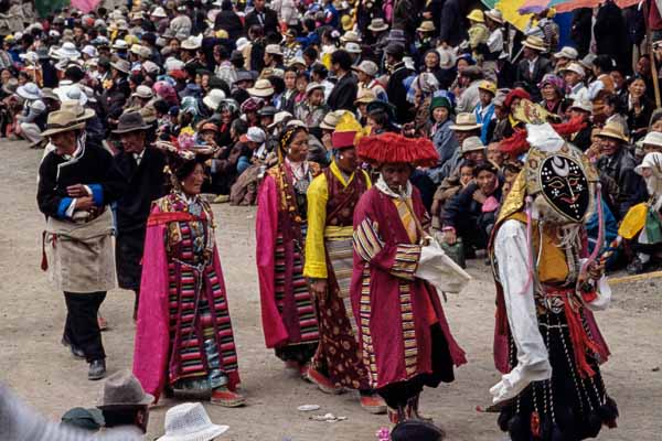 Festival de Gyantse : défilé