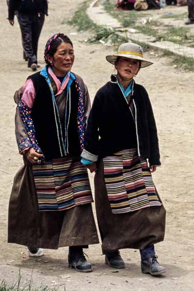 Festival de Gyantse : Tibétaines
