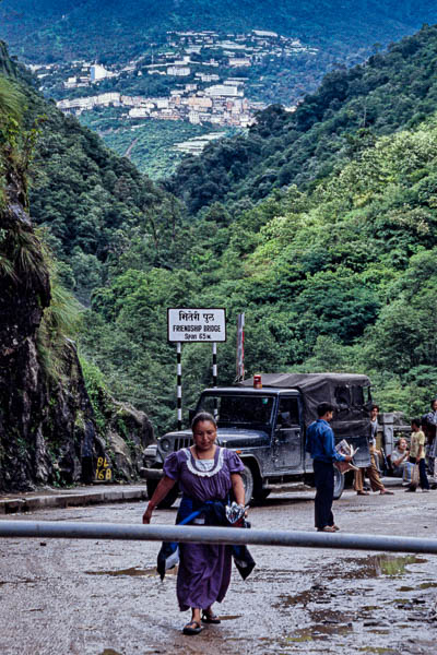 Frontière et Khasa (Zhangmu)