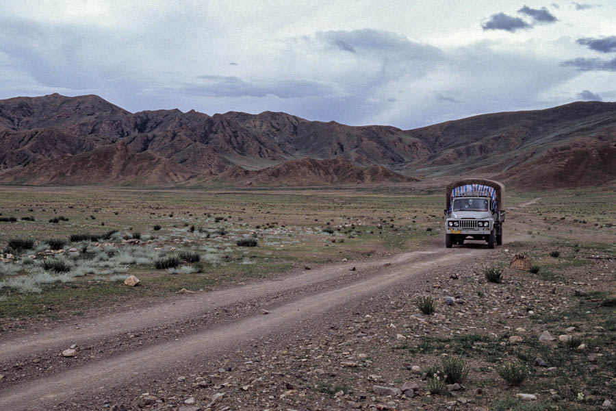 Piste et camion