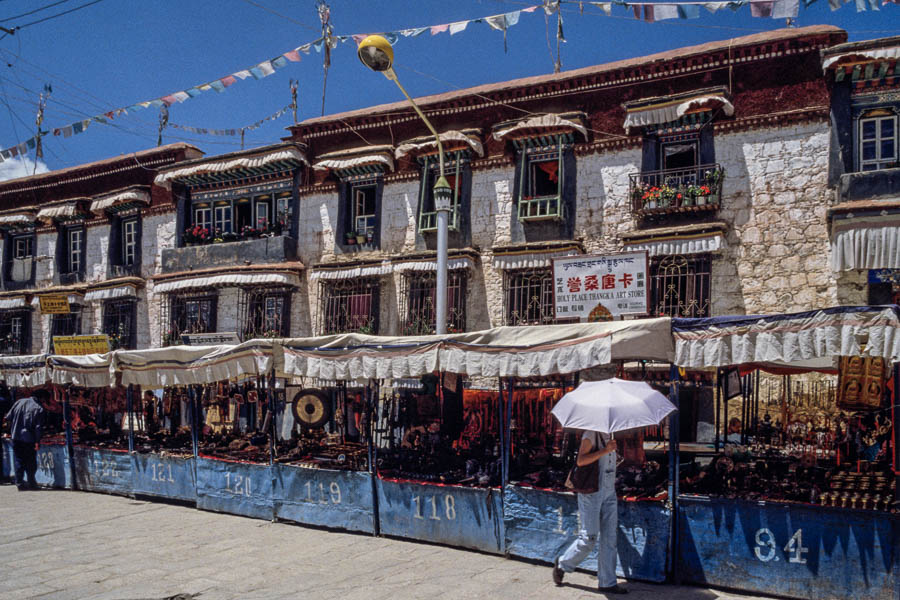 Lhasa : Barkhor, boutiques