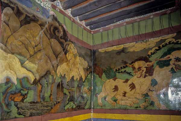 Monastère de Tashilhunpo, fresque