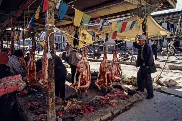 Marché, boucherie