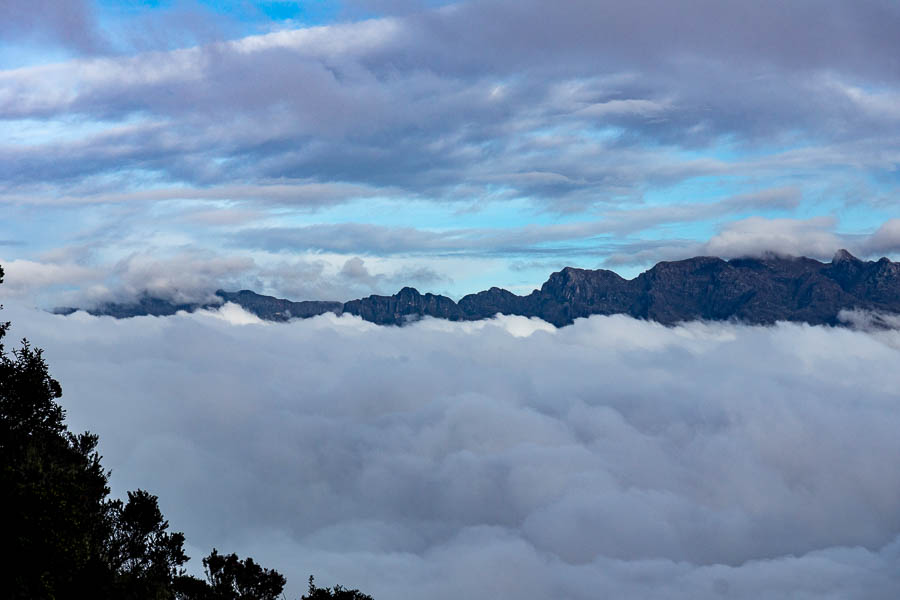 Mer de nuages et l'Indien