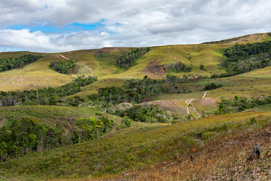 Colline et sentier
