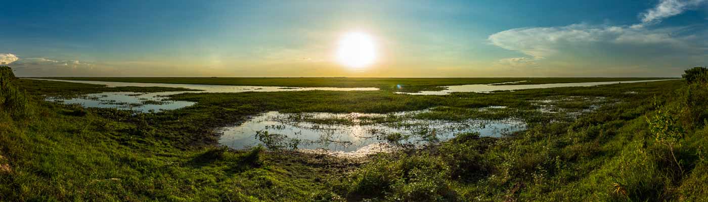 Llanos au crépuscule