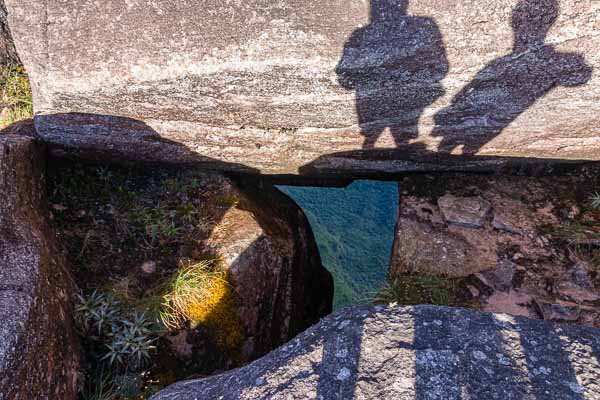 Roraima : Ventana, la forêt est 1000 m plus bas