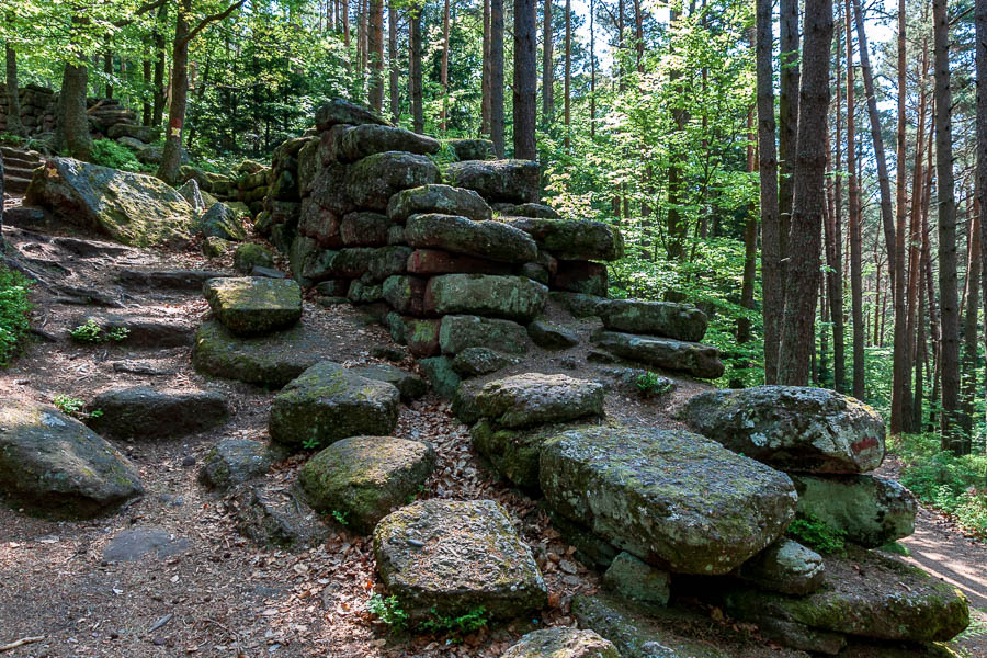 Mont Sainte-Odile : mur païen