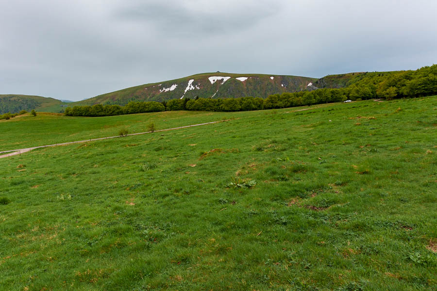 Le Hohneck depuis les Trois-Fours