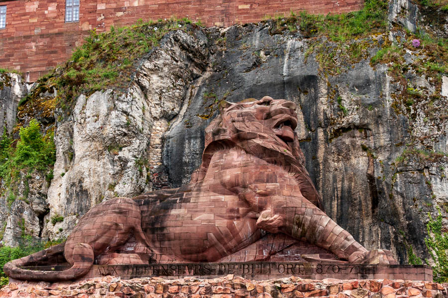 Le Lion de Belfort, œuvre de Bartholdi