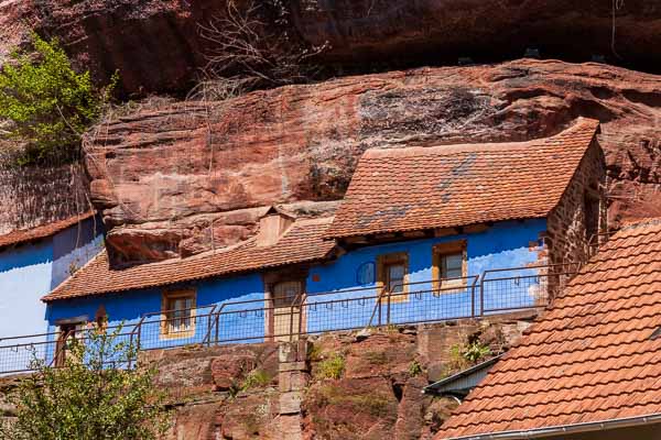 Maisons troglodytes à Graufthal