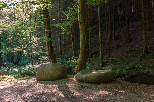 Entre Urmatt et la Porte de Pierre : sculptures « In situ »