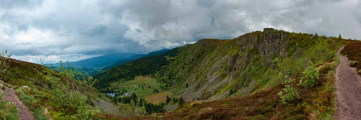 Gazon du Faing et lac du Forlet