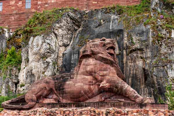 Le Lion de Belfort, œuvre de Bartholdi