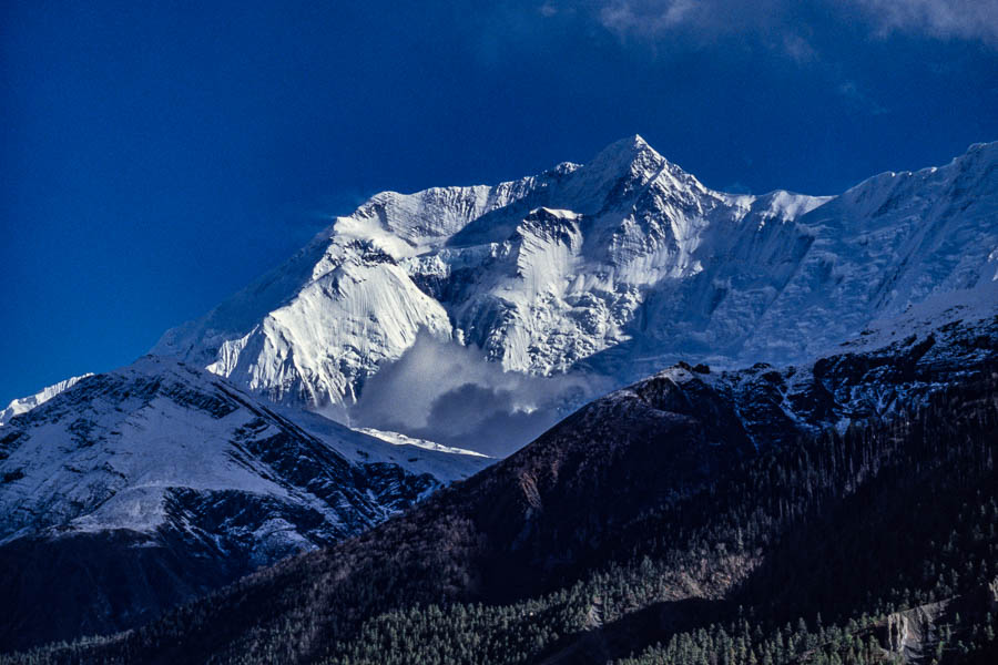 Tour des Annapurnas : Annapurna 2 depuis Manang