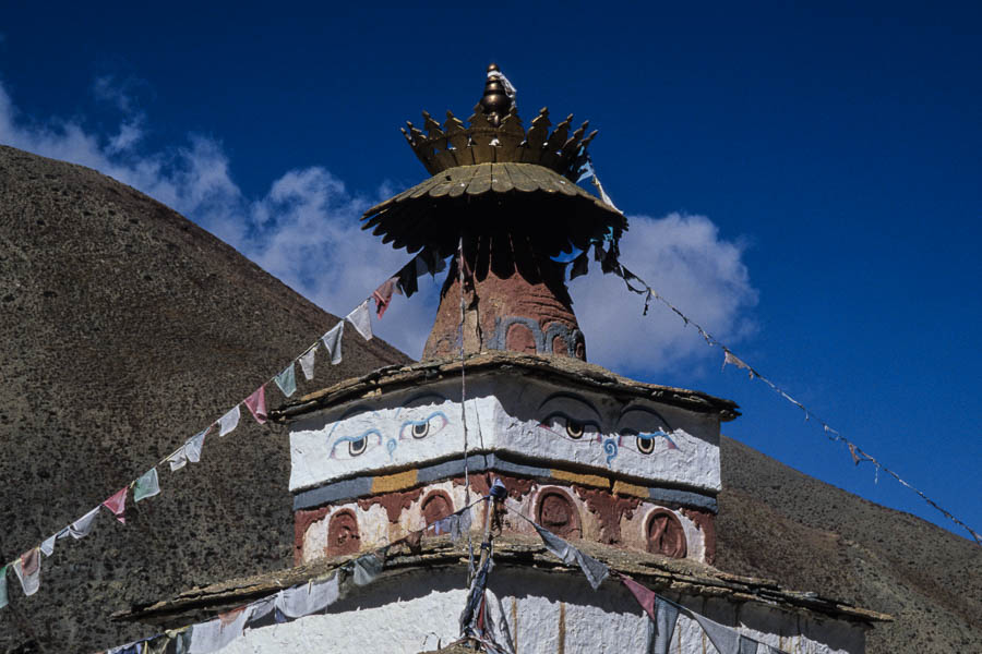 Stupa du gompa de Dho