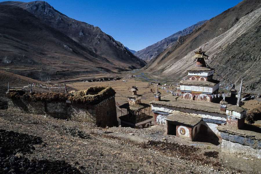 Vue de Dho depuis le gompa