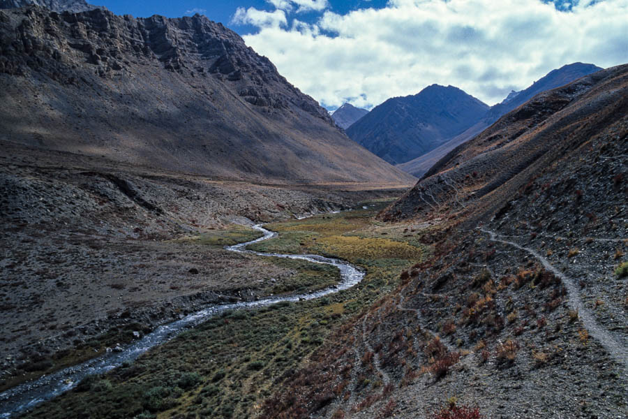 Vallée au-dessus de Thoro, vers Jomosom