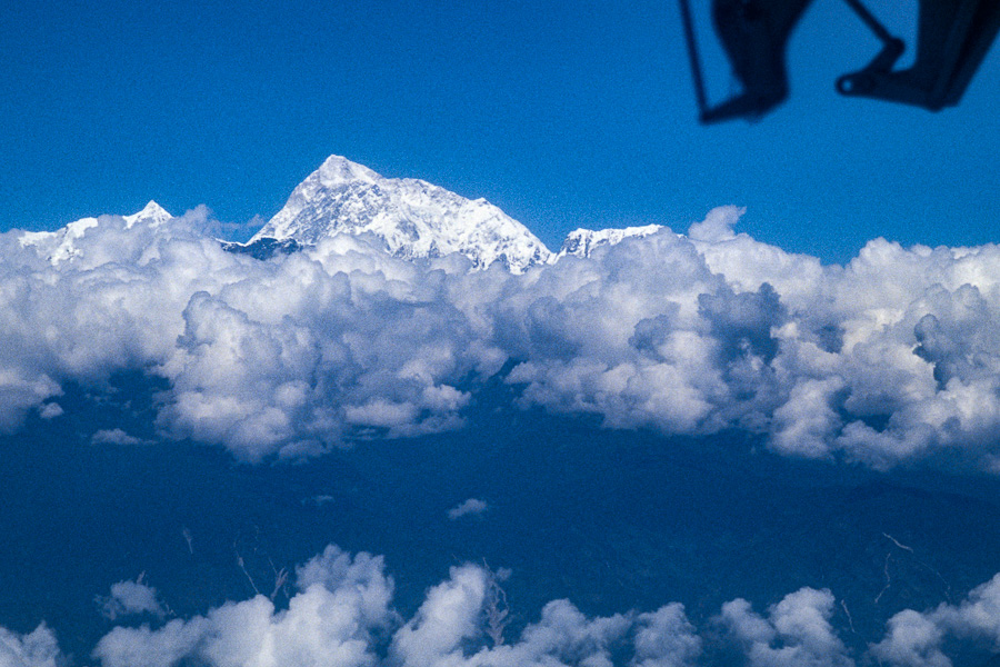 Vue d'avion : le Makalu