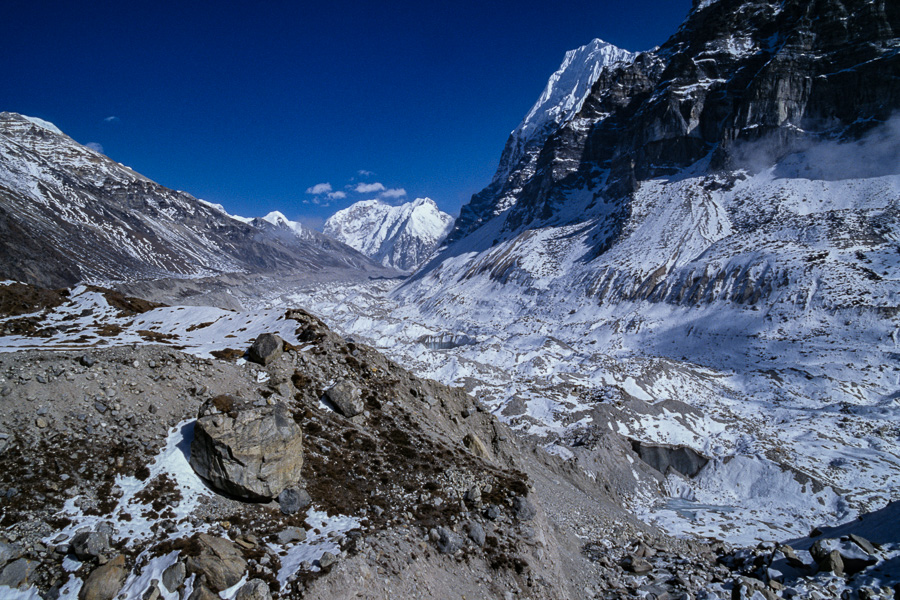 Glacier du Kangchenjunga, Nepal Peak et Chang Himal