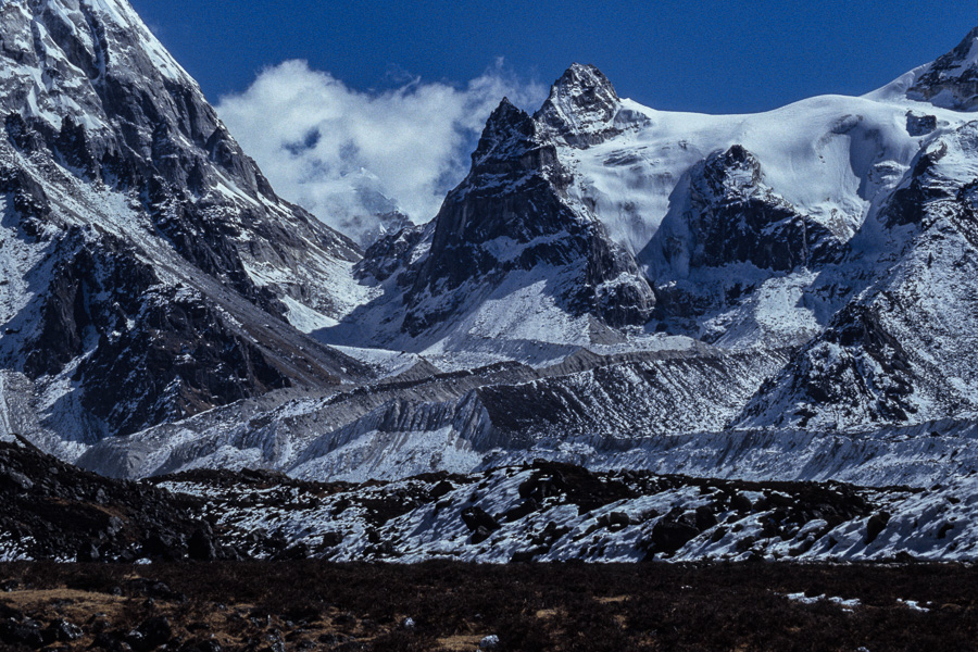 Lac de Ramche et col vers le Sikkim