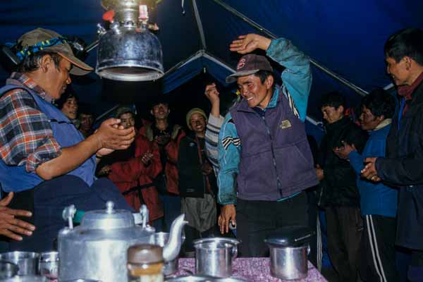 Fête de fin de trek