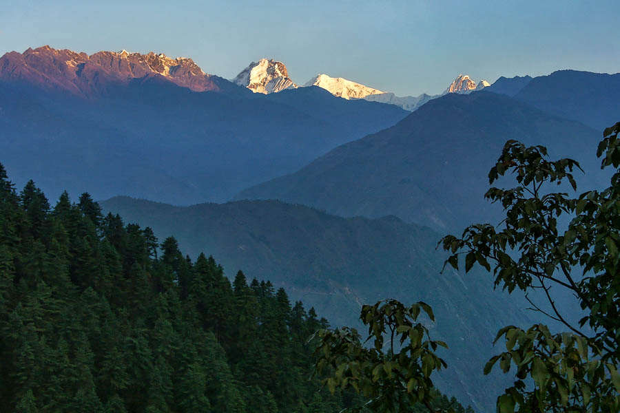 Lever de soleil sur le Ganesh Himal