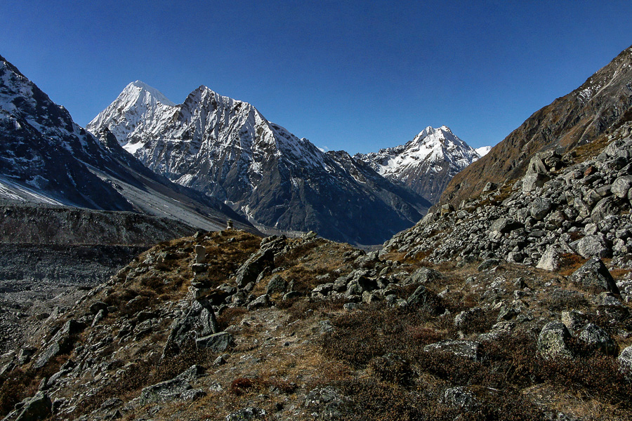 Gangchenpo et moraine