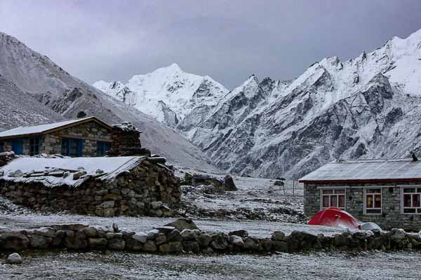 Neige sur Kyangjin