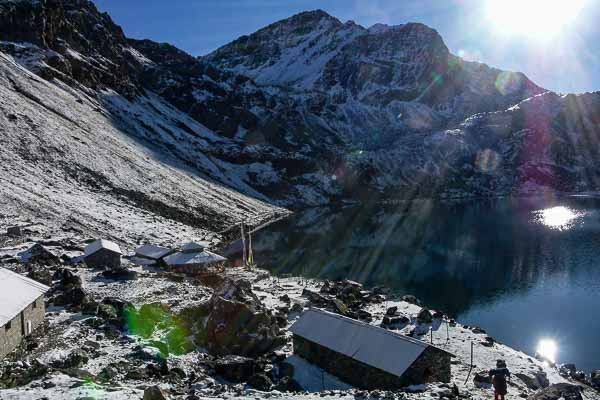 Lodges sous la neige