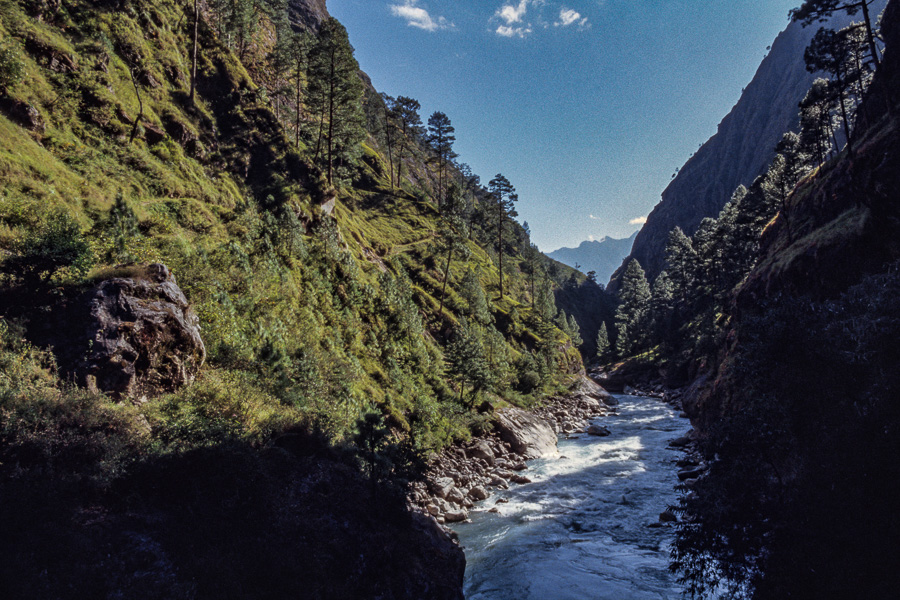 Gorges de la Budhi Gandaki près de Nyak
