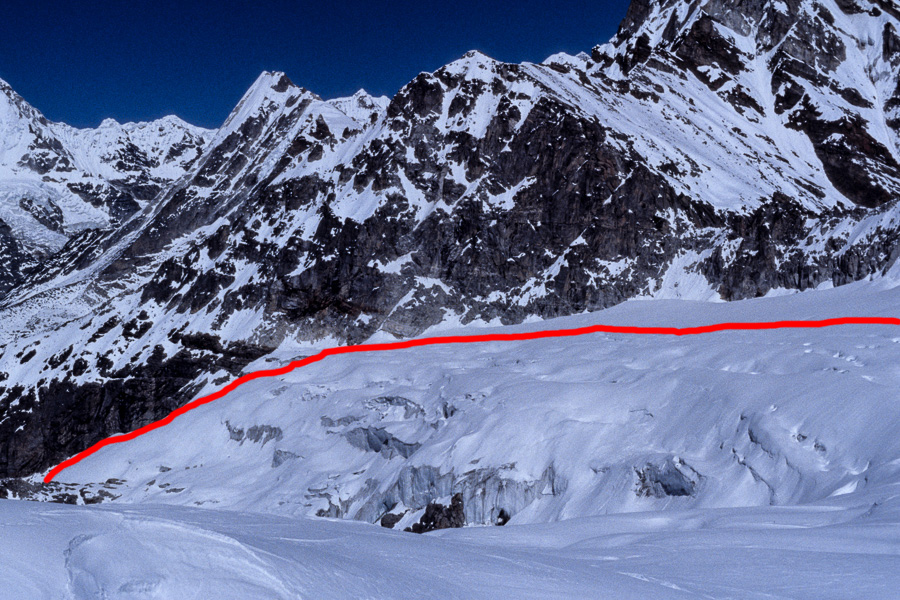 Début du glacier